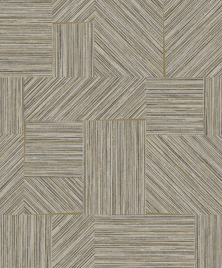 EN40108 Natural Grass Textures Husk Geometric Unpasted Wallpaper at Say Decor
