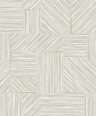 EN40118 Natural Grass Textures Husk Geometric Unpasted Wallpaper at Say Decor