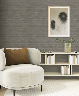 EN40200 Natural Grass Textures Sisa Faux Grasscloth Unpasted Wallpaper Living Room at Say Decor