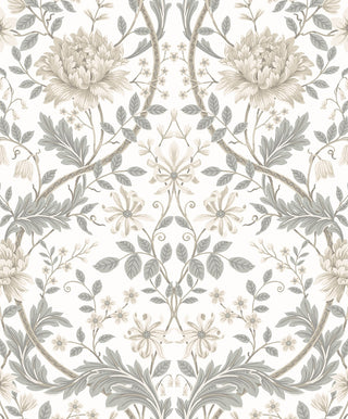 EP10000 vintage floral prepasted wallpaper from Seabrook Designs