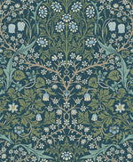 Victorian Garden Floral Vintage Prepasted Wallpaper