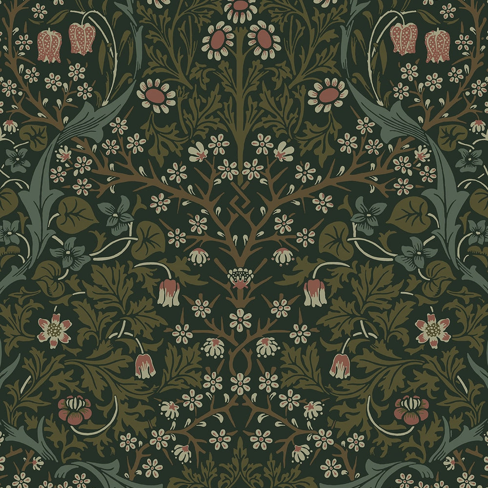 
                  
                    EP10104 vintage floral prepasted wallpaper from Seabrook Designs
                  
                