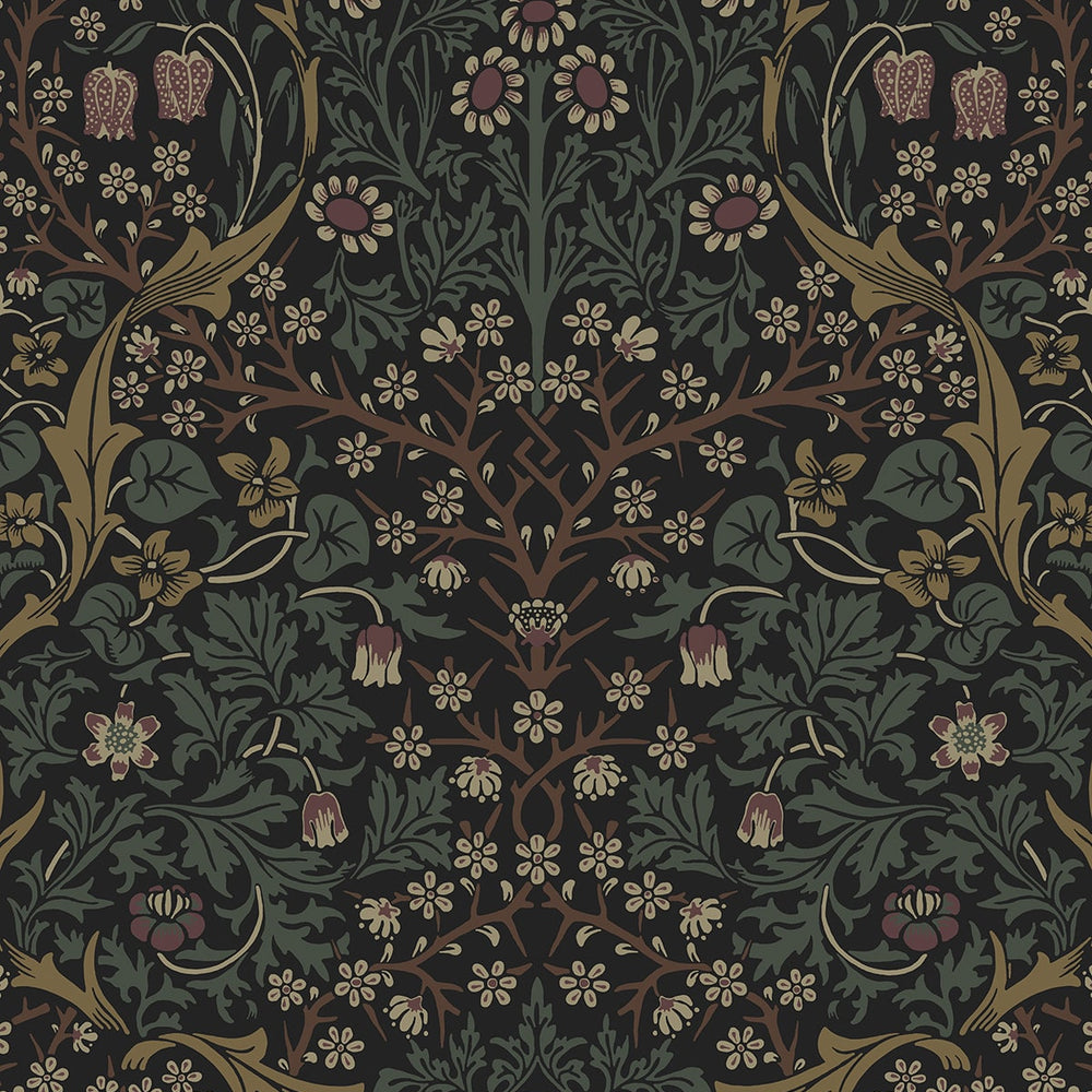 
                  
                    EP10116 vintage floral prepasted wallpaper from Seabrook Designs
                  
                