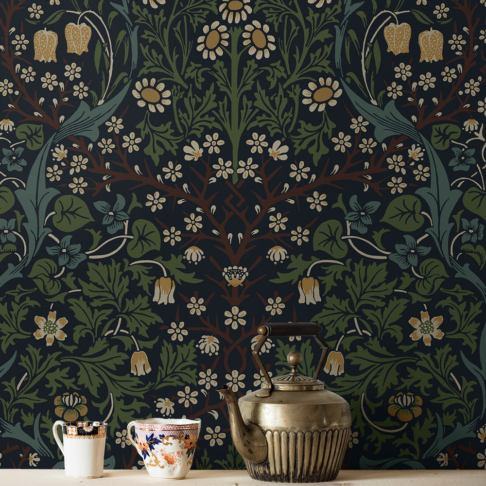 
                  
                    EP10122 vintage floral prepasted wallpaper decor from Seabrook Designs
                  
                