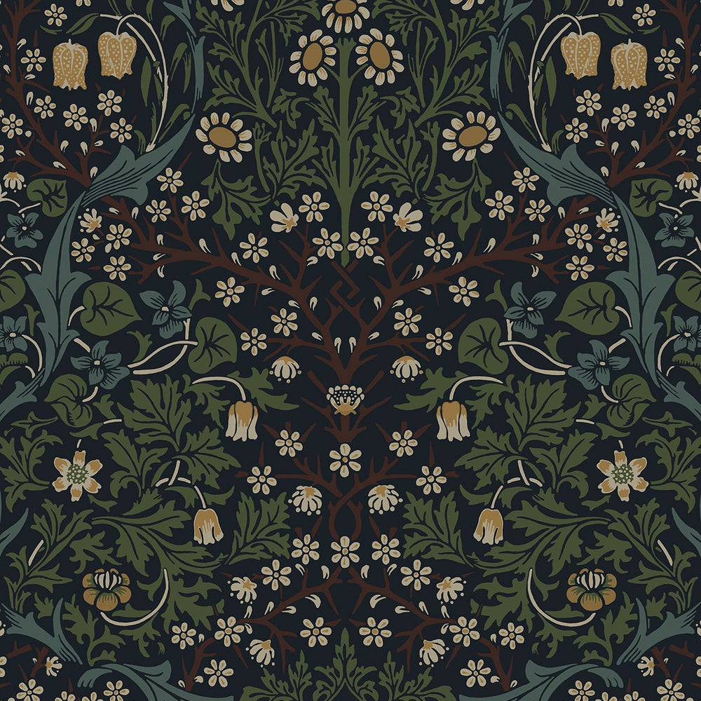 
                  
                    EP10122 vintage floral prepasted wallpaper from Seabrook Designs
                  
                