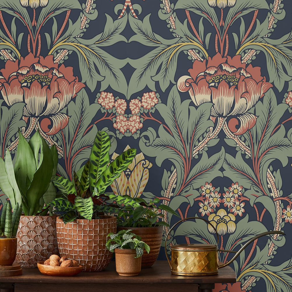 
                  
                    EP10202 vintage floral prepasted wallpaper decor from Seabrook Designs
                  
                