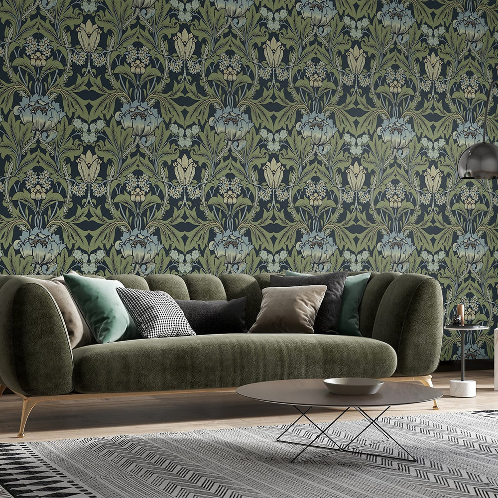 
                  
                    EP10212 vintage floral prepasted wallpaper living room from Seabrook Designs
                  
                