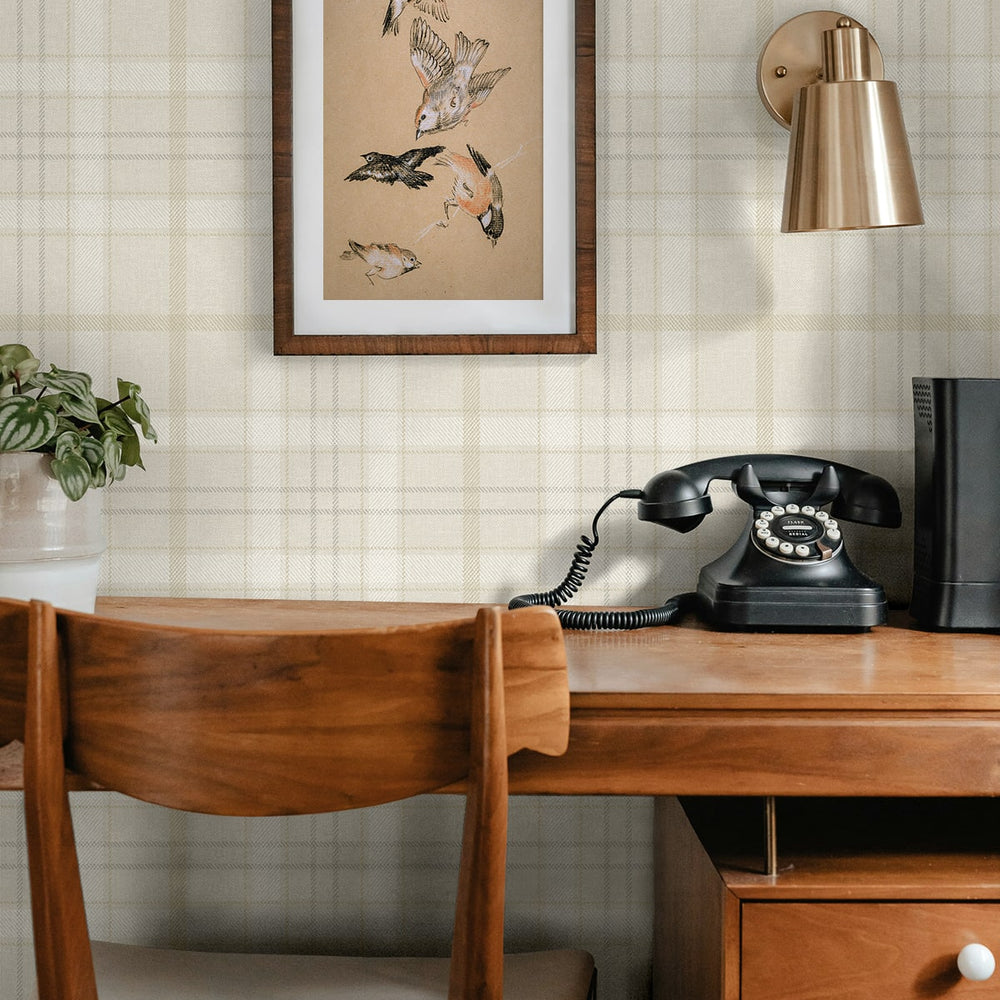 
                  
                    EP10307 plaid prepasted wallpaper work from home from Seabrook Designs
                  
                