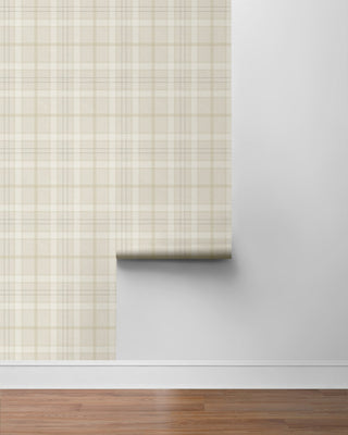 EP10307 plaid prepasted wallpaper roll from Seabrook Designs