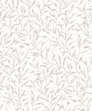 EP10506 willow leaf botanical William Morris prepasted wallpaper from Seabrook Designs