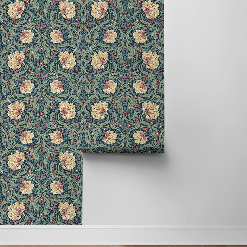 
                  
                    EP10602 Pimpernel floral vintage prepasted wallpaper roll from Seabrook Designs
                  
                
