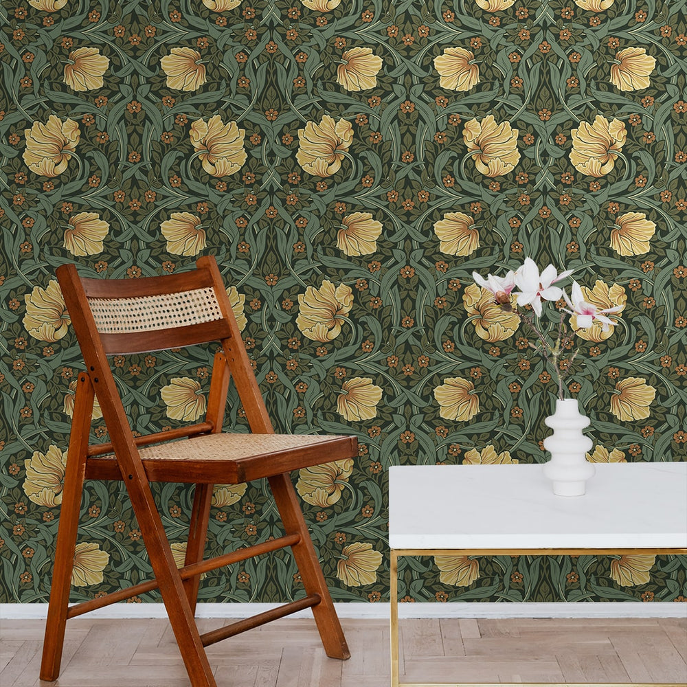 
                  
                    EP10604 Pimpernel floral vintage prepasted wallpaper living room from Seabrook Designs
                  
                