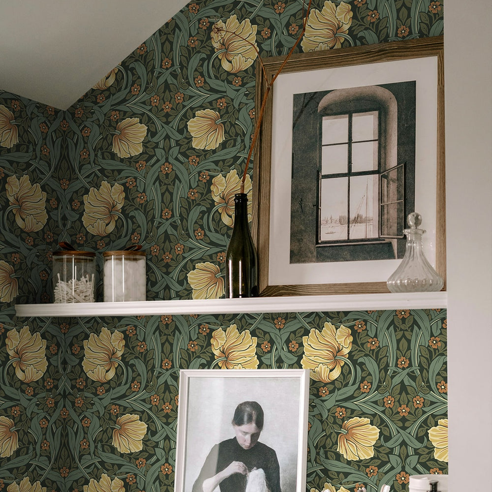 
                  
                    EP10604 Pimpernel floral vintage prepasted wallpaper dining from Seabrook Designs
                  
                
