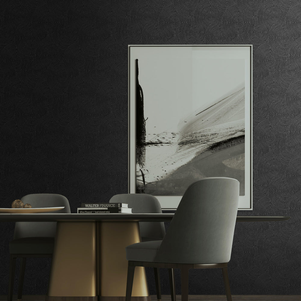 
                  
                    EP10700 geometric prepasted wallpaper dining room from Seabrook Designs
                  
                