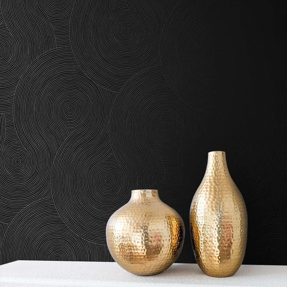 EP10700 geometric prepasted wallpaper decor from Seabrook Designs