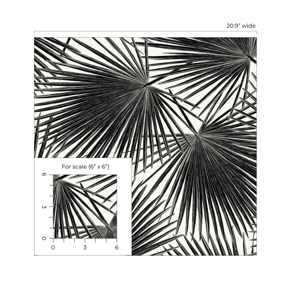 
                  
                    EP11000 coastal palm leaf prepasted wallpaper scale from Seabrook Designs
                  
                
