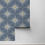 ET11409 North Star geometric wallpaper roll from Seabrook Designs