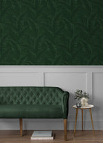 ET13004 leaf wallpaper entryway from Seabrook Designs