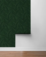 ET13004 leaf wallpaper roll from Seabrook Designs