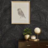 ET13008 leaf wallpaper decor from Seabrook Designs