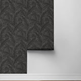 ET13008 leaf wallpaper roll from Seabrook Designs