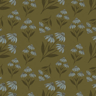 Ellery green Floral Peel and Stick Wallpaper from Say Decor