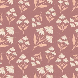 Ellery pink Floral Peel and Stick Wallpaper from Say Decor