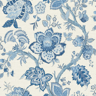 FC62602F jacobean floral fabric from the French Country collection by Seabrook Designs