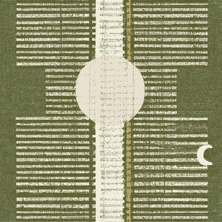 Mitchell Black Forbes Masters Inyanga Geometric Wallpaper in shade Green at Say Decor