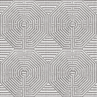 Mitchell Black x Forbes Masters Sade Geometric Wallpaper in shade Gray at Say Decor