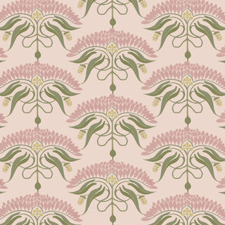Mitchell Black Botanical Legacy Fleur de Rêve Wallpaper in shade Petal Pink at Say Decor
