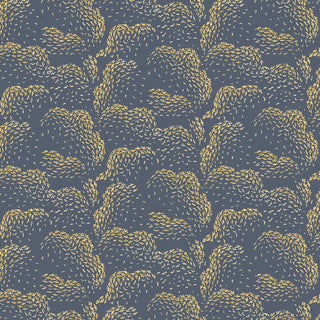 Mitchell Black Revel Clouds Abstract Wallpaper in shade Purple at Say Decor