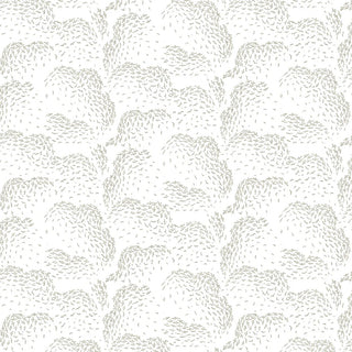 Mitchell Black Revel Clouds Abstract Wallpaper in shade White at Say Decor