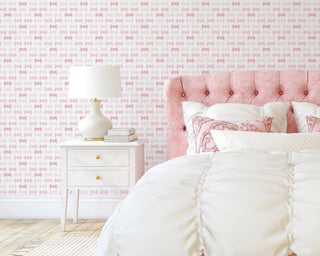 Mitchell Black x Honey + Hank Florida Sand Crab Wallpaper Bedroom in shade Blush at Say Decor