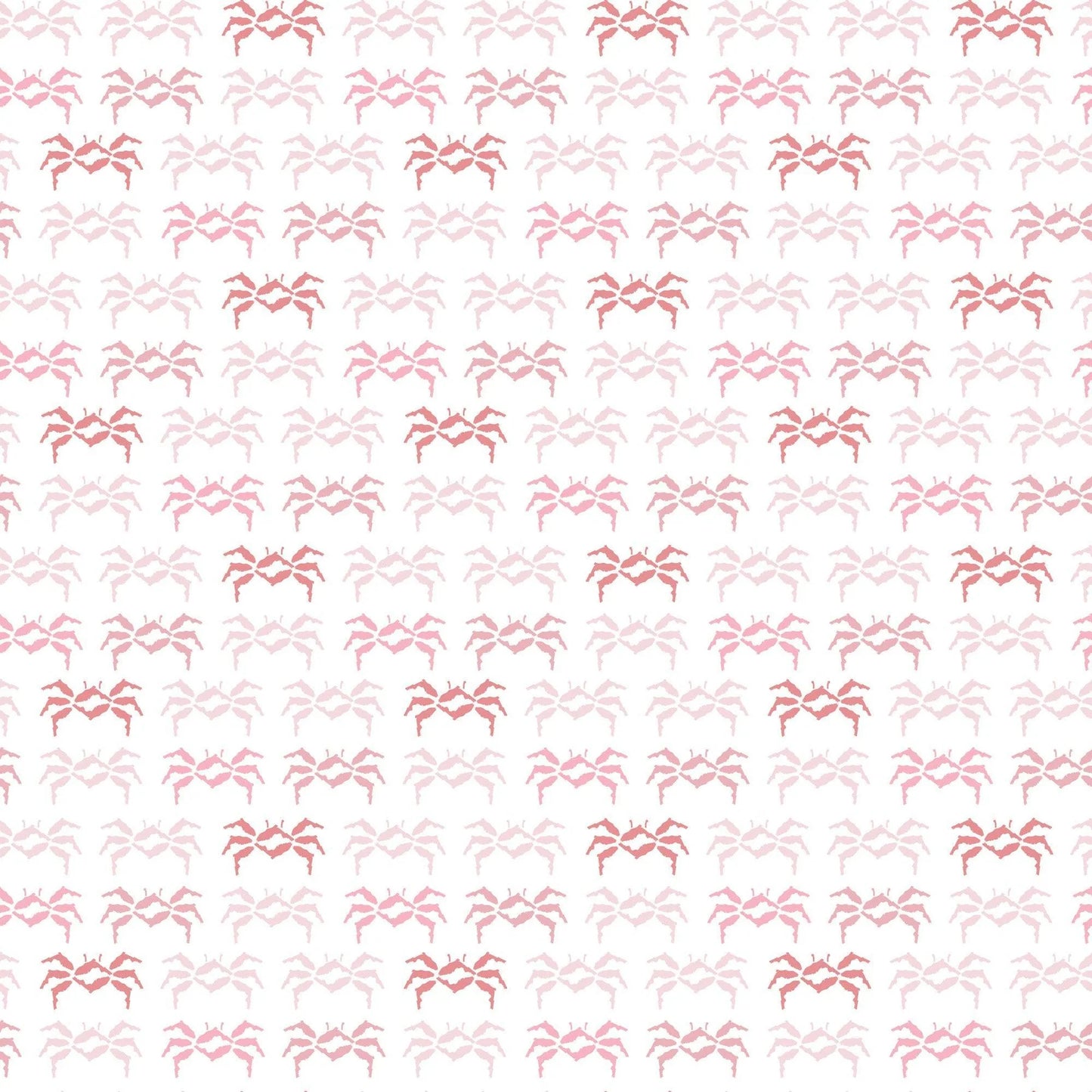 Mitchell Black x Honey + Hank Florida Sand Crab Wallpaper in shade Blush at Say Decor