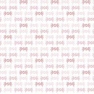 Mitchell Black x Honey + Hank Florida Sand Crab Wallpaper in shade Blush at Say Decor