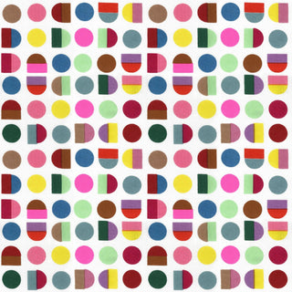 Mitchell Black Furbish Yvette Geometric Wallpaper in shade Multicolored at Say Decor