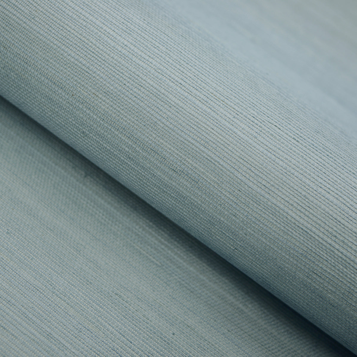 Blue sisal grasscloth wallpaper from Say Decor