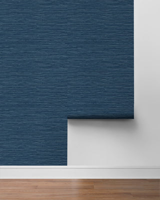 Lakeside Faux Jute Embossed Vinyl Unpasted Wallpaper Roll from Say Decor