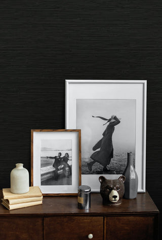 GL20320 Lakeside Faux Jute Embossed Vinyl Unpasted Wallpaper Decor from Say Decor