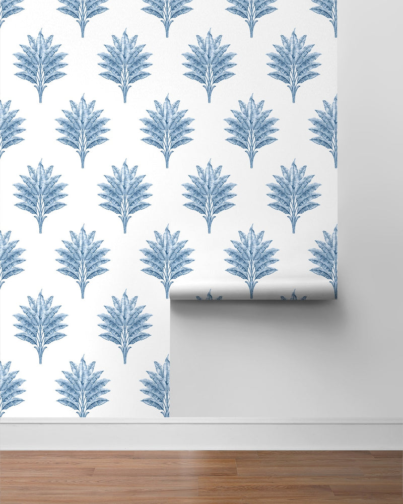 HG10602 palm leaf peel and stick wallpaper roll from Harry & Grace