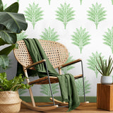 HG10604 palm leaf peel and stick wallpaper decor from Harry & Grace