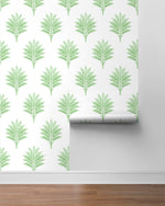 HG10604 palm leaf peel and stick wallpaper roll from Harry & Grace