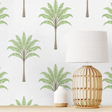 HG10704 palm tree peel and stick wallpaper lamp from Harry & Grace