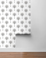 HG10708 palm tree peel and stick wallpaper roll from Harry & Grace