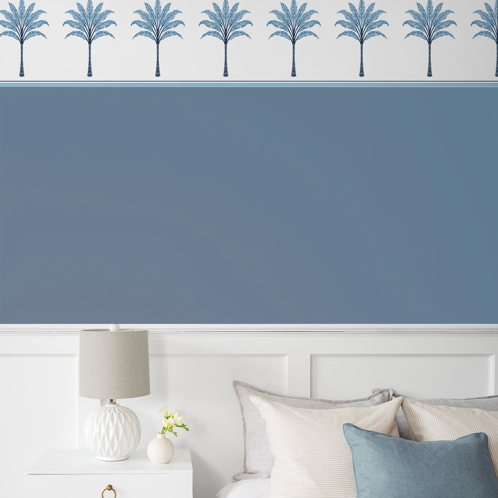 
                  
                    HG10802B palm leaf peel and stick wallpaper border bedroom from Harry & Grace
                  
                