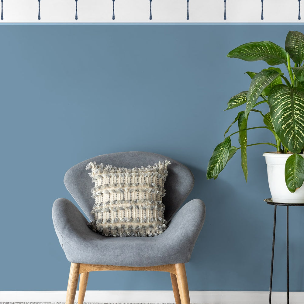 
                  
                    HG10802B palm leaf peel and stick wallpaper border living room from Harry & Grace
                  
                