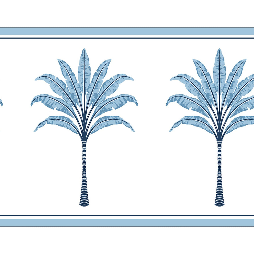 
                  
                    HG10802B palm leaf peel and stick wallpaper border scale from Harry & Grace
                  
                