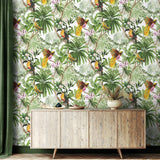 HG10900 tropical peel and stick wallpaper decor from Harry and Grace