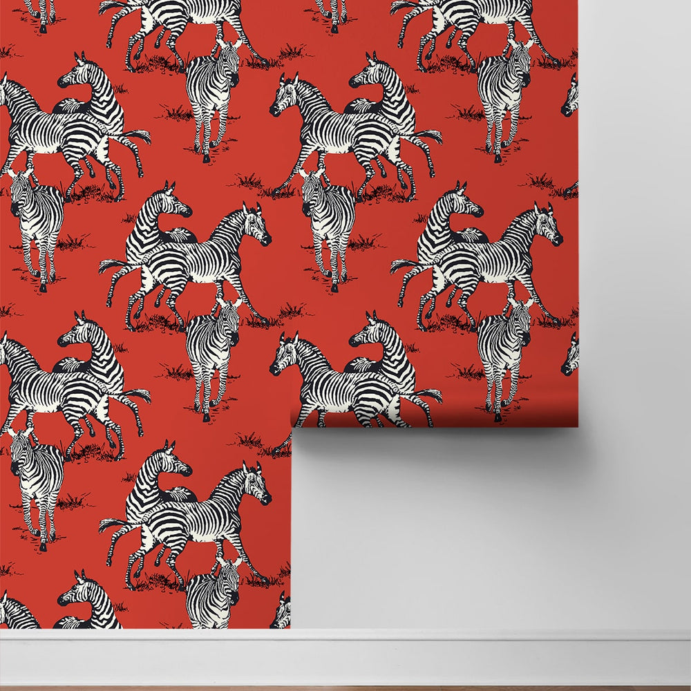 
                  
                    HG11101 zebra peel and stick wallpaper roll from Harry & Grace
                  
                